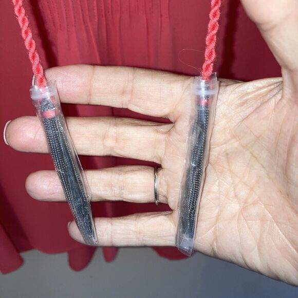 Nic + Zoe Watermelon Pink Boho Tunic Top Tassel Ties NWT Sz S But Can Fit Larger - Picture 3 of 11